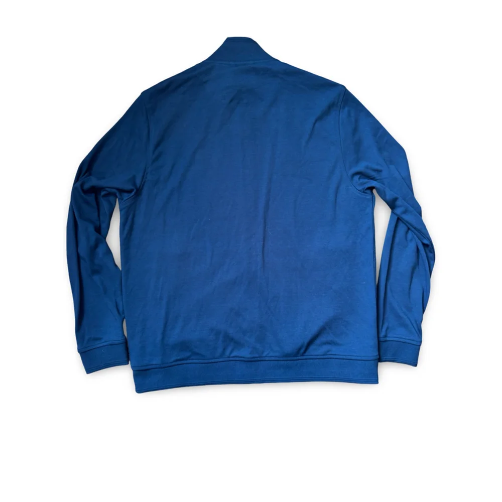 Ted Baker London Men’s Quilted Jersey Bomber Jacket - Navy, Size 8‎ (Large), New